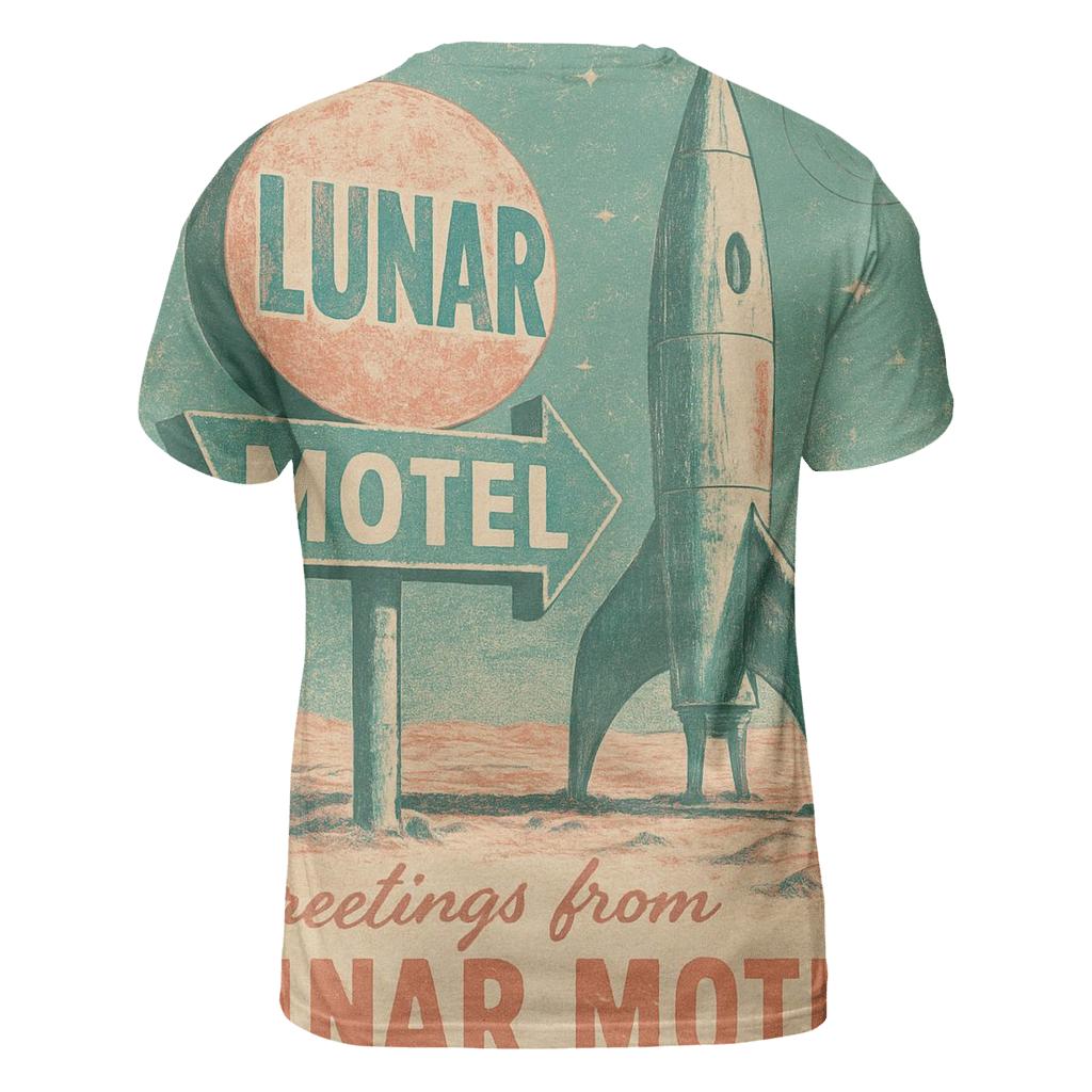 Weathered Space Tourist Postcard 1977 trendy printed shirt styles