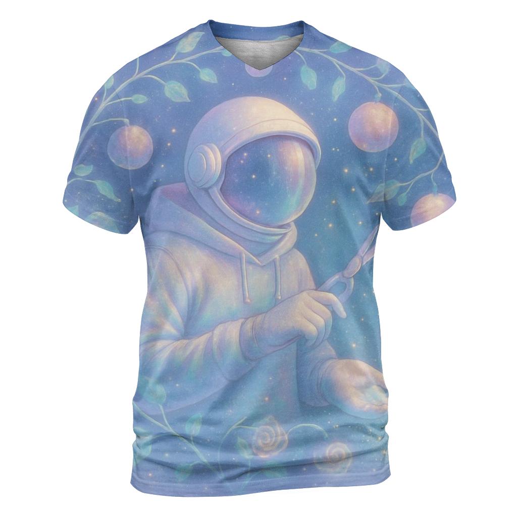 Gravity Orchard Of The Nebula Gardener creative print fashion shirts