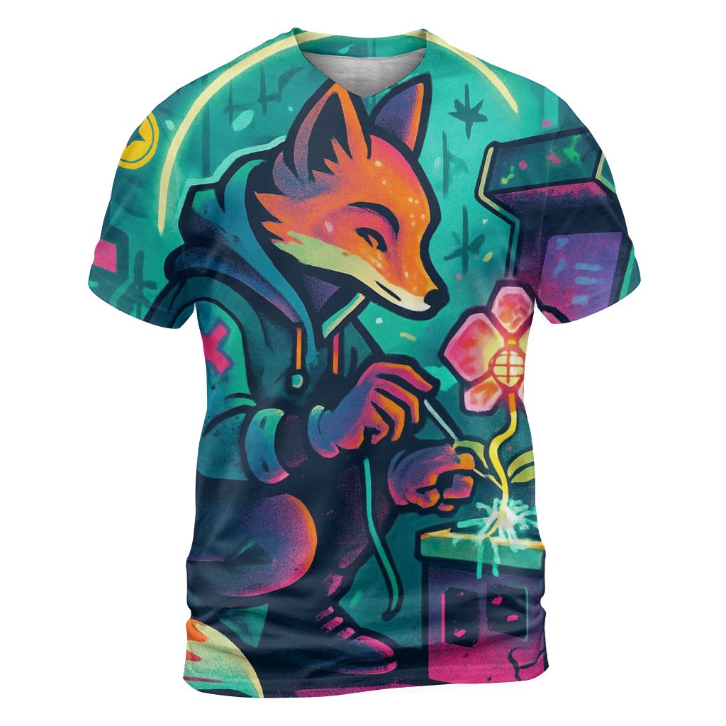 Midnight Arcade Botanist statement graphic shirts