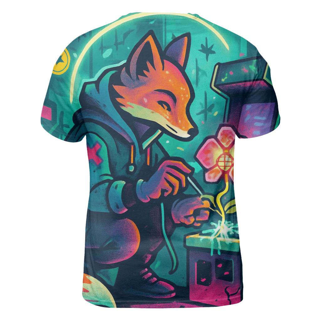 Midnight Arcade Botanist statement graphic shirts