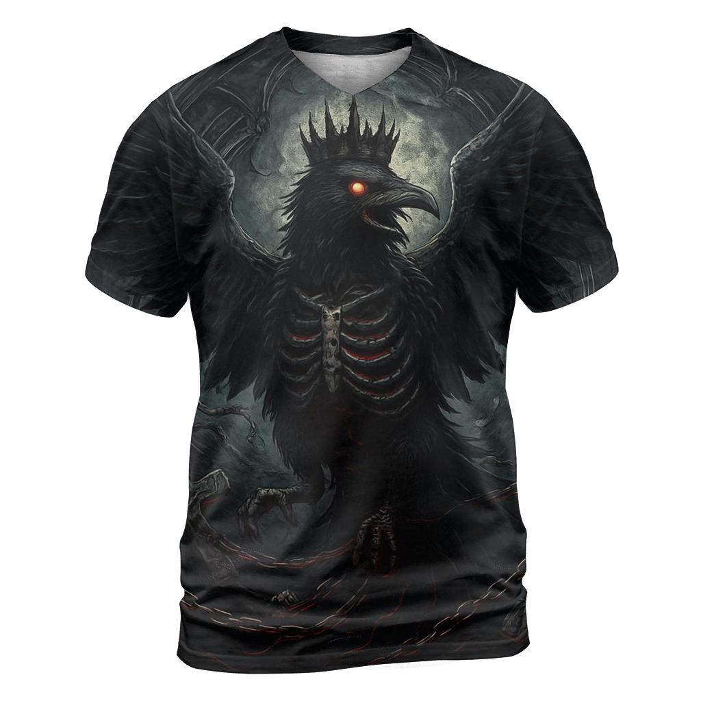 The Obsidian Choir Of Crows statement graphic shirts