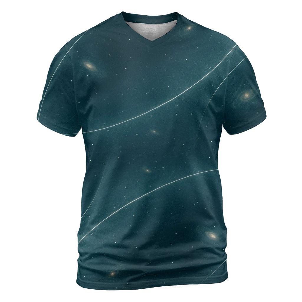 Gravitational Lens Arc Orchard creative print fashion shirts