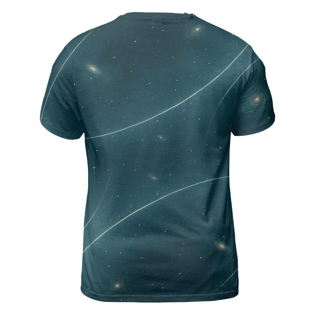 Gravitational Lens Arc Orchard creative print fashion shirts
