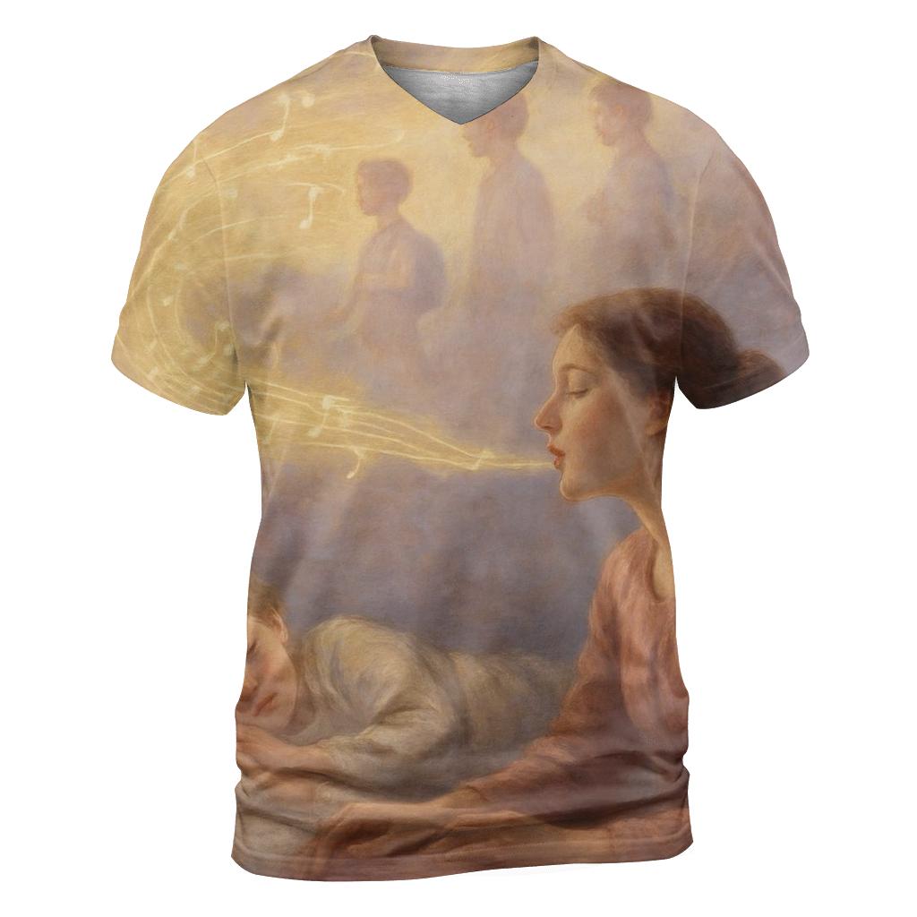 Heart Rooted In Her Voice Lullabies That Become Lifelong Courage custom all-over print shirts