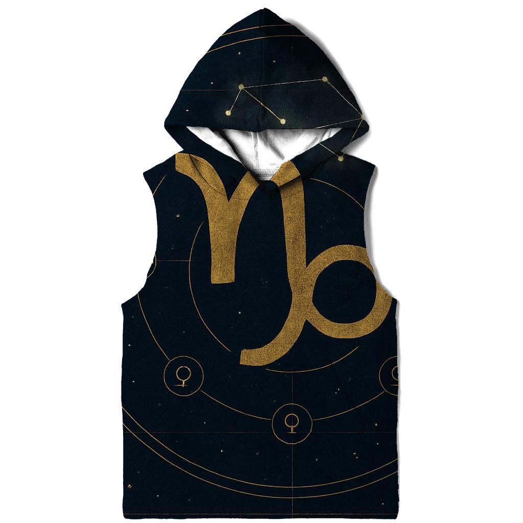 Saturn Return Capricorn Star Chart Emblem graphic hoodies
