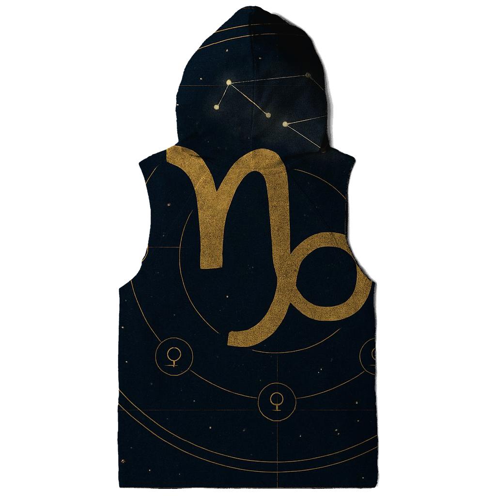 Saturn Return Capricorn Star Chart Emblem graphic hoodies