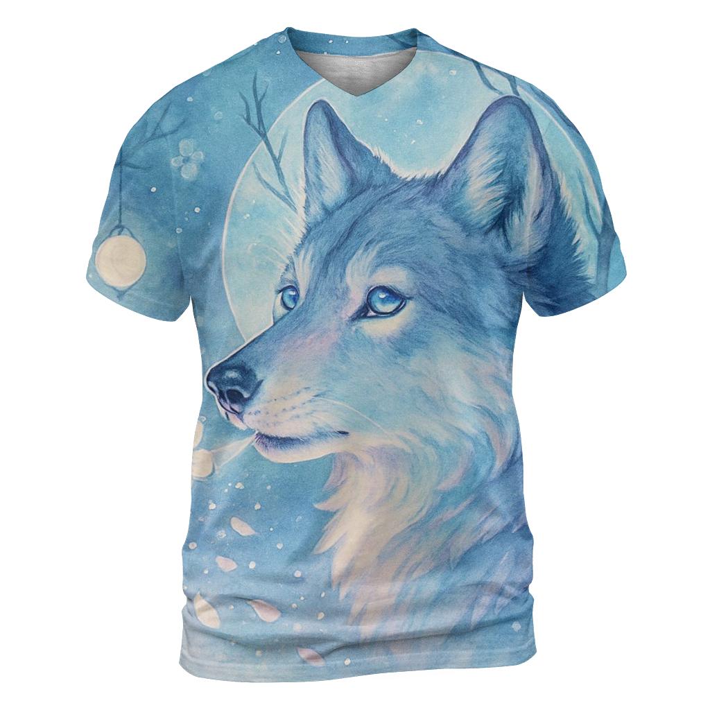 Lunar Orchard Dreamwolf unique graphic print tees