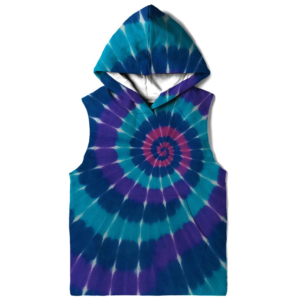 Nebula Spiral Overdye Vortex hoodies fashion