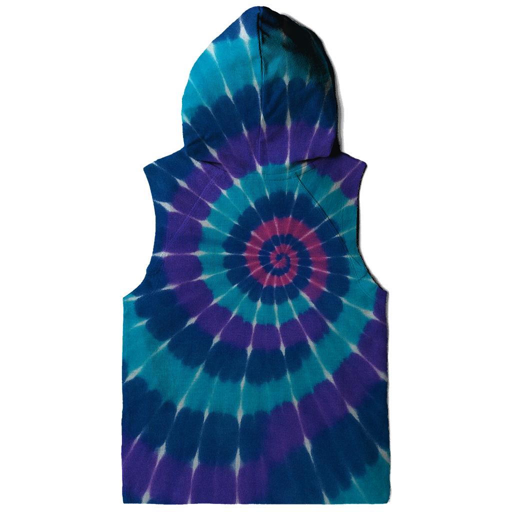 Nebula Spiral Overdye Vortex hoodies fashion