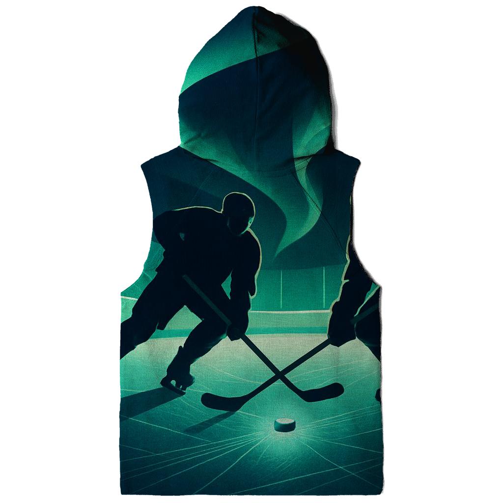 Aurora Ice Rink Faceoff designer hoodies