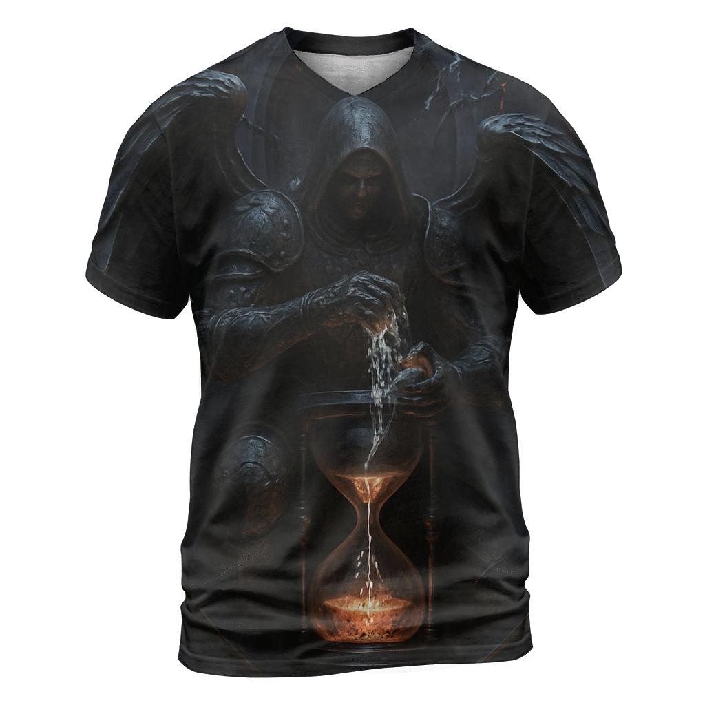 Hourglass Of The Iron Seraph creative print fashion shirts