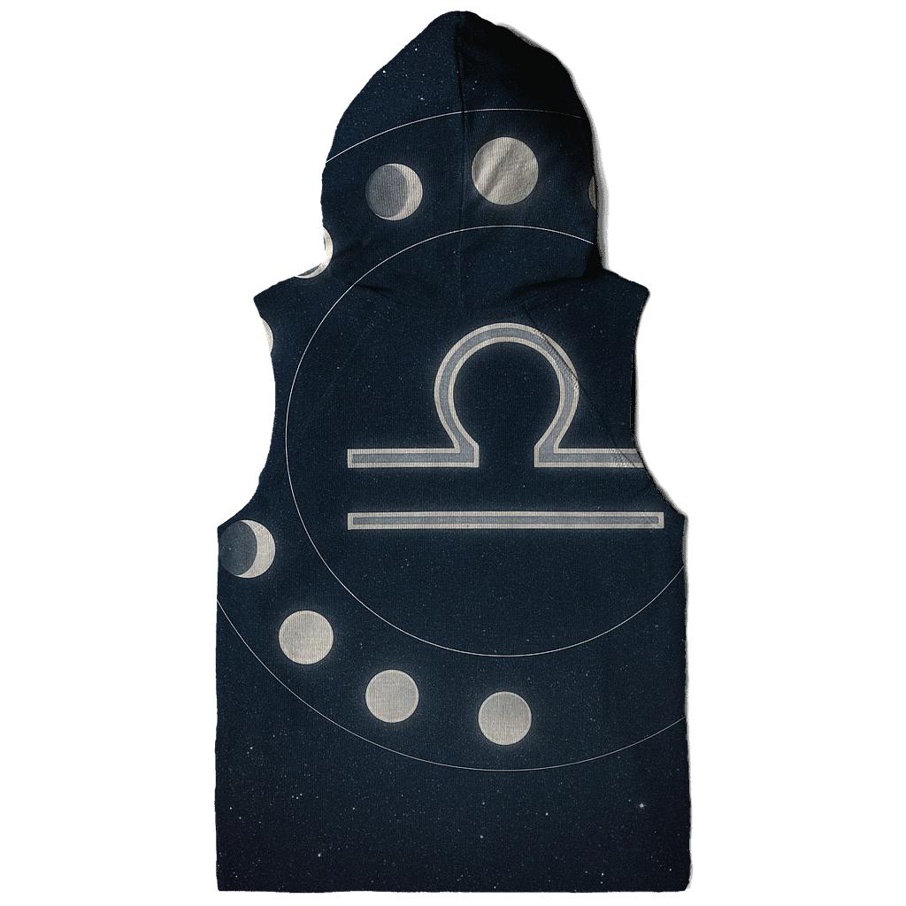 Libra Equinox Balance Halo With Moon Phases premium hoodies