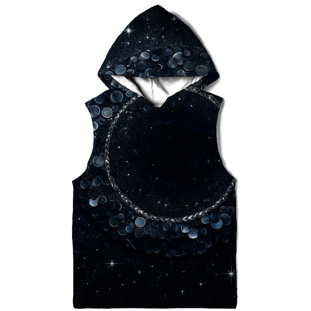 Midnight Sequin Orbit embroidered hoodies