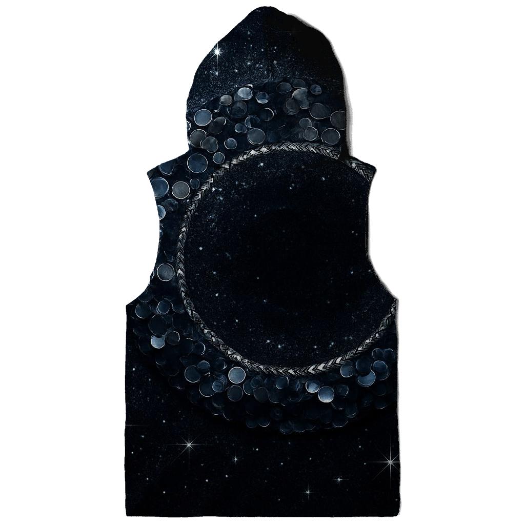 Midnight Sequin Orbit embroidered hoodies