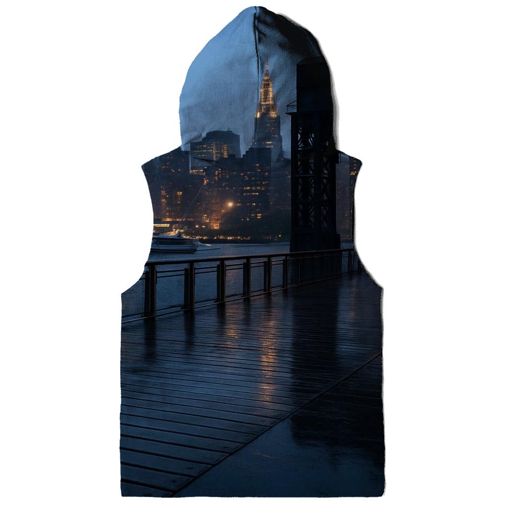 Rain Gloss Rush At Dusk From The Long Island City Gantry printed hoodies