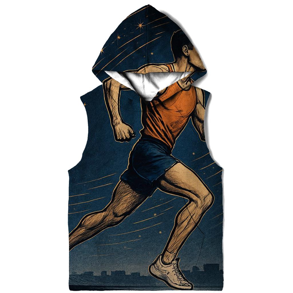 Midnight Marathon Star Trails hoodie designs