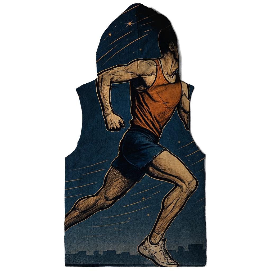 Midnight Marathon Star Trails hoodie designs