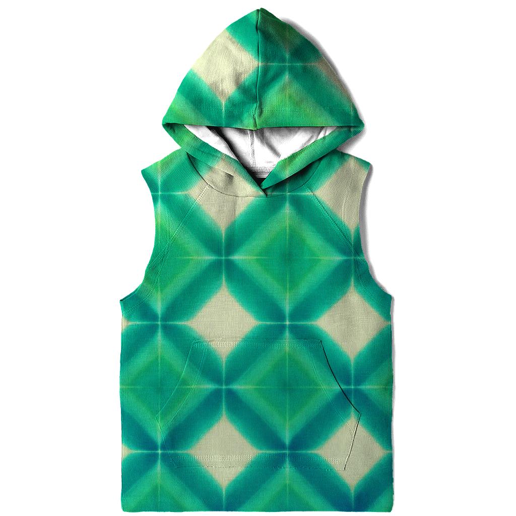 Aurora Itajime Clamp Grid Drift pullover hoodies