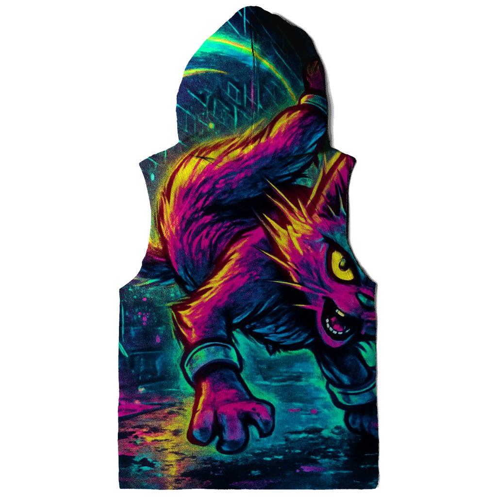 Neon Alley Breakdance Cat Mirage lightweight hoodies