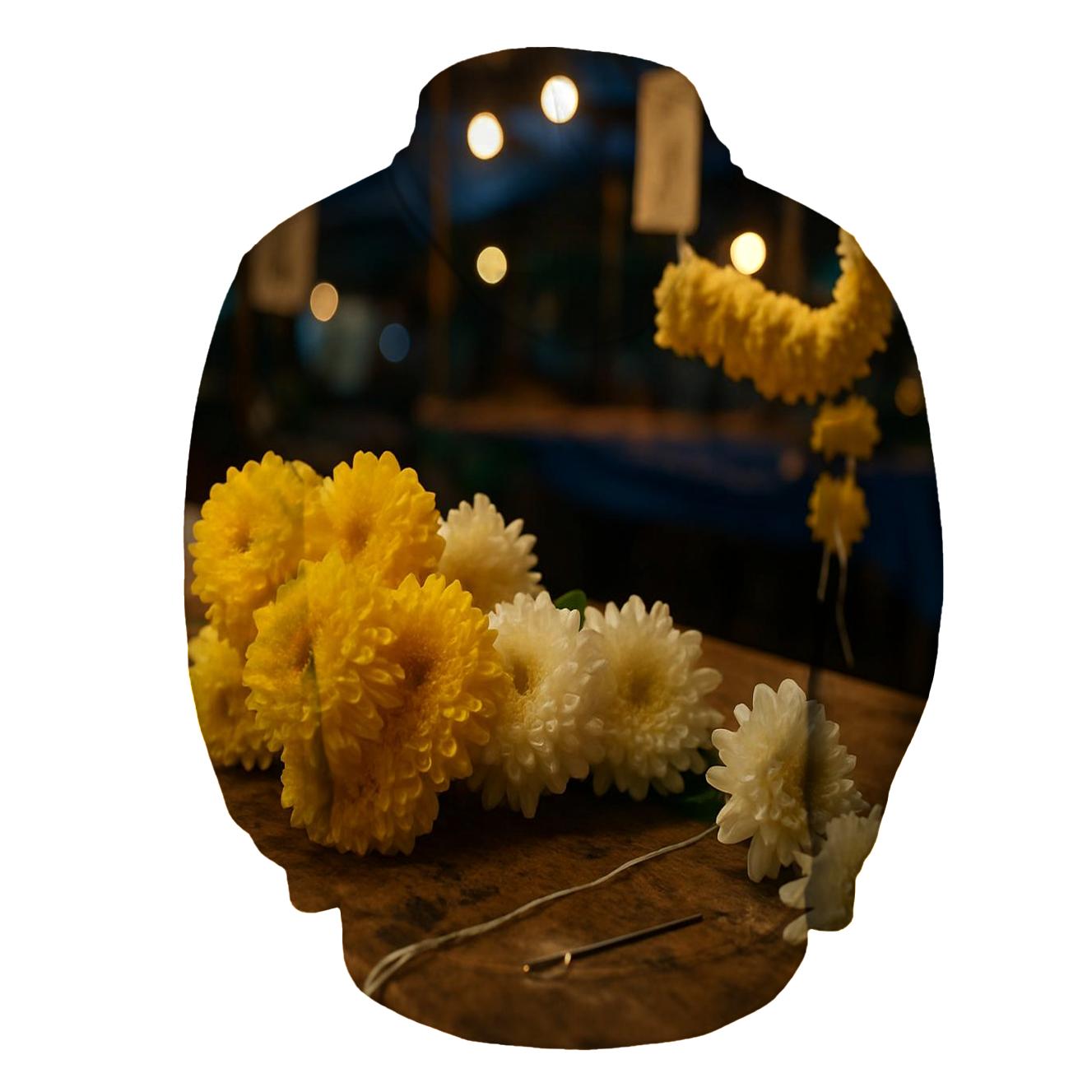 Night Market Chrysanthemum Garland Workshop In Northern Thailand hoodie designs