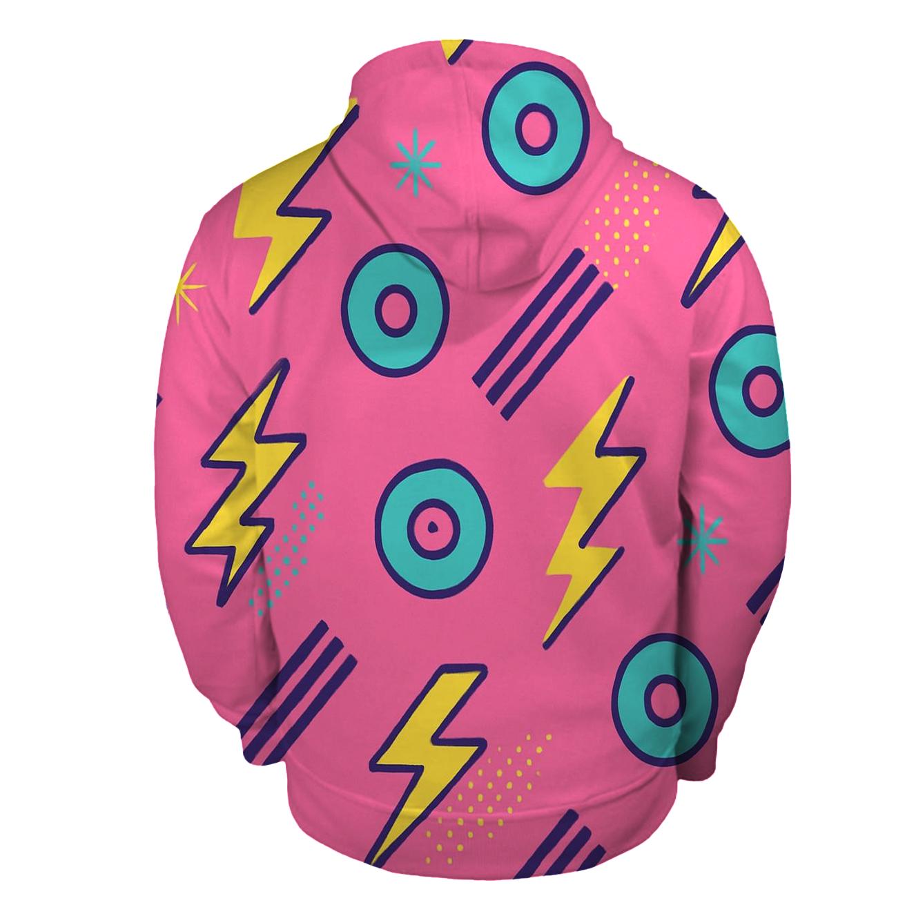 Miami Roller Rink Zigzag designer hoodies