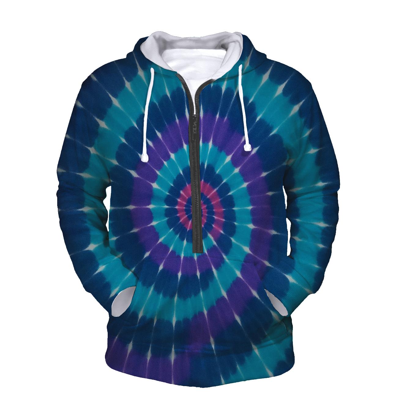 Nebula Spiral Overdye Vortex hoodie trends