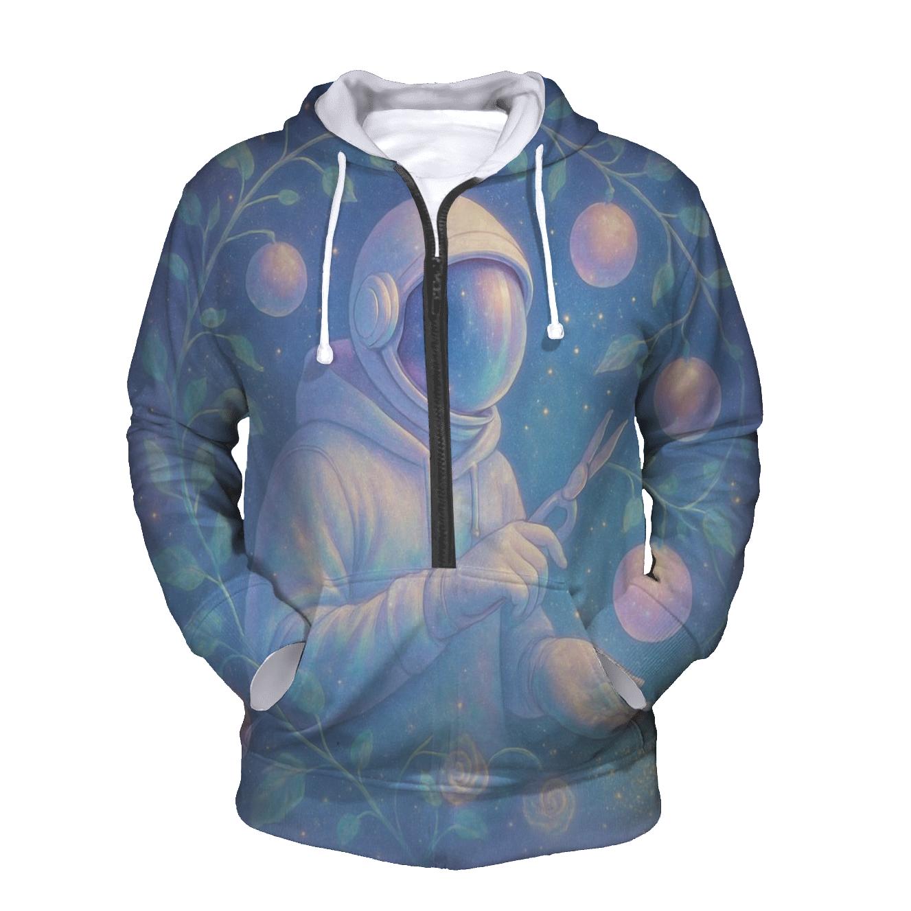Gravity Orchard Of The Nebula Gardener zip-up hoodies