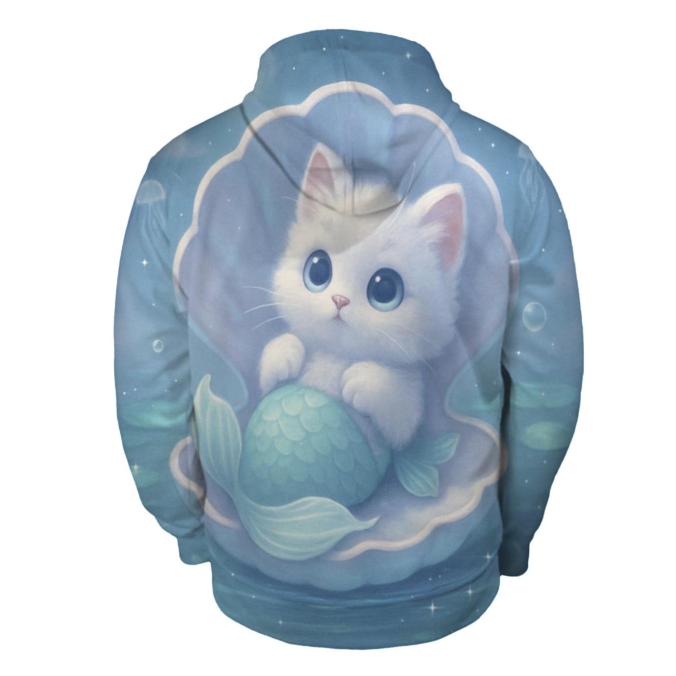 Moonlit Purrmaid Lagoon hoodie designs
