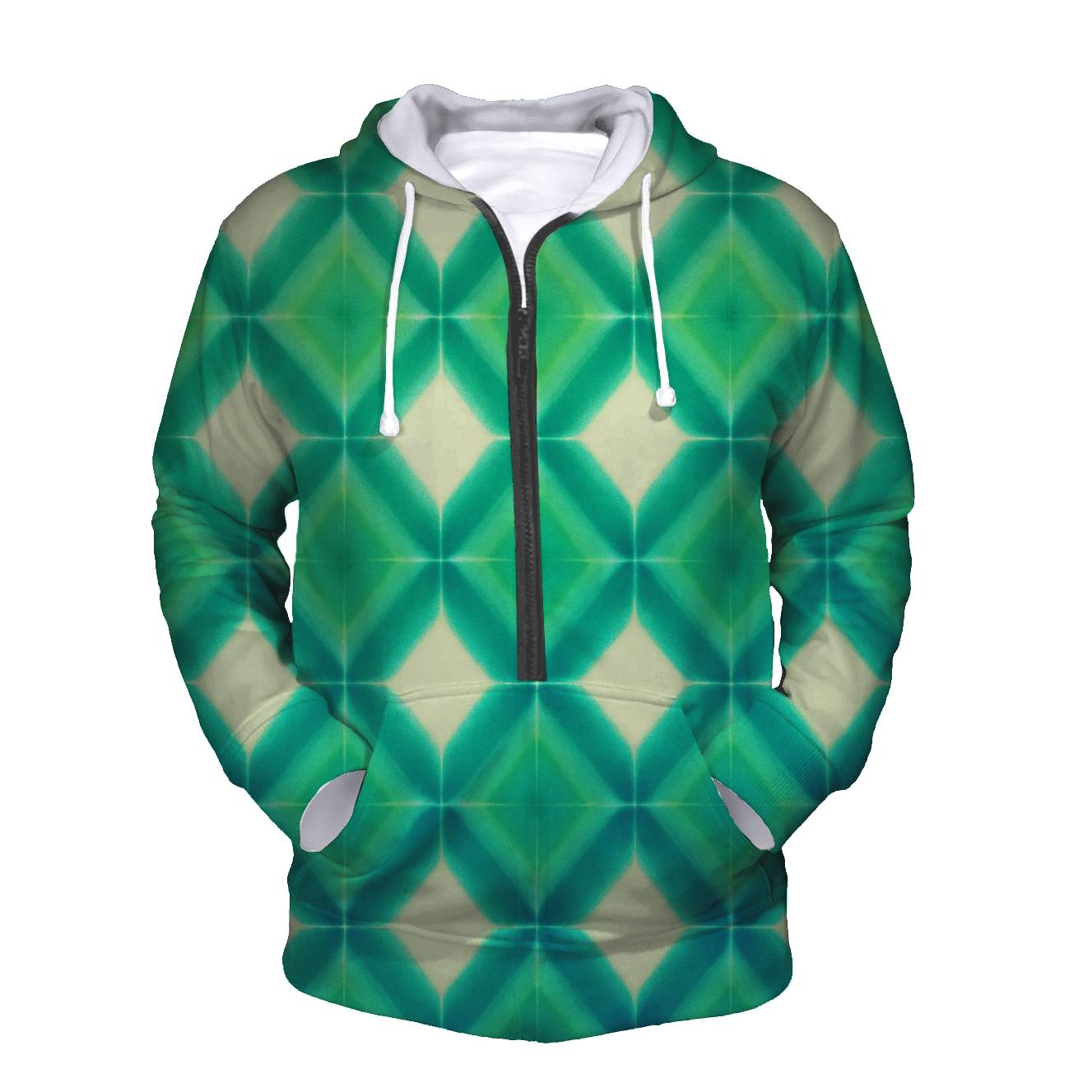 Aurora Itajime Clamp Grid Drift custom hoodies