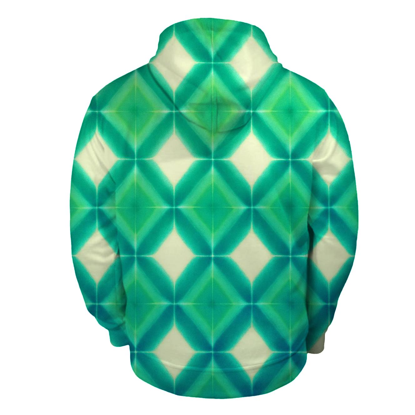 Aurora Itajime Clamp Grid Drift custom hoodies