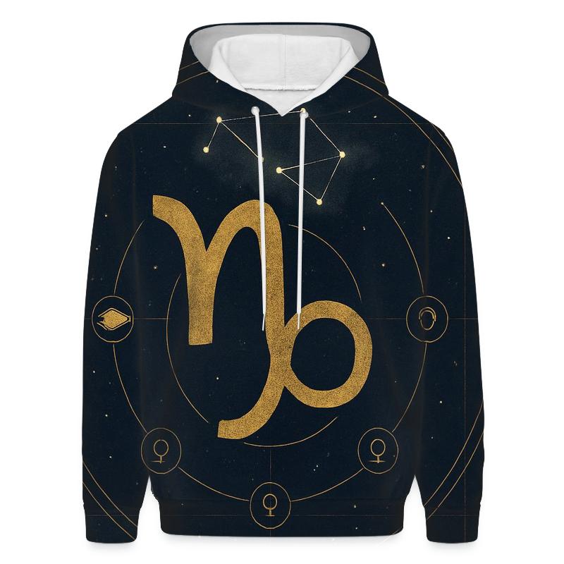 Saturn Return Capricorn Star Chart Emblem custom hoodies