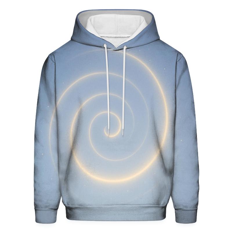 Luminous Breath Spiral hoodies fashion