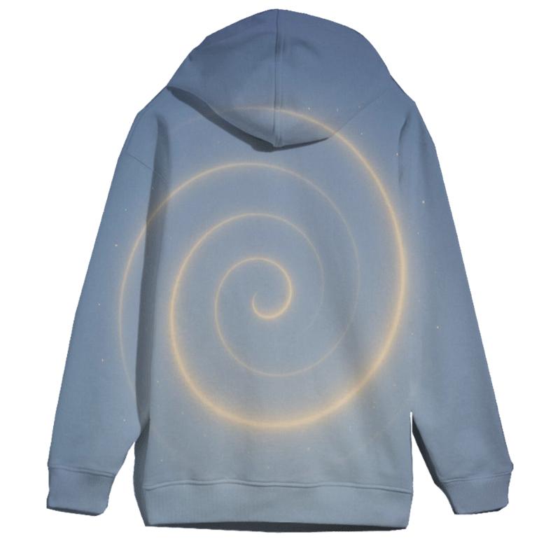 Luminous Breath Spiral hoodies fashion