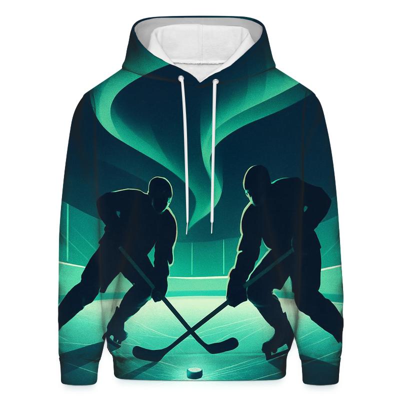 Aurora Ice Rink Faceoff zip-up hoodies