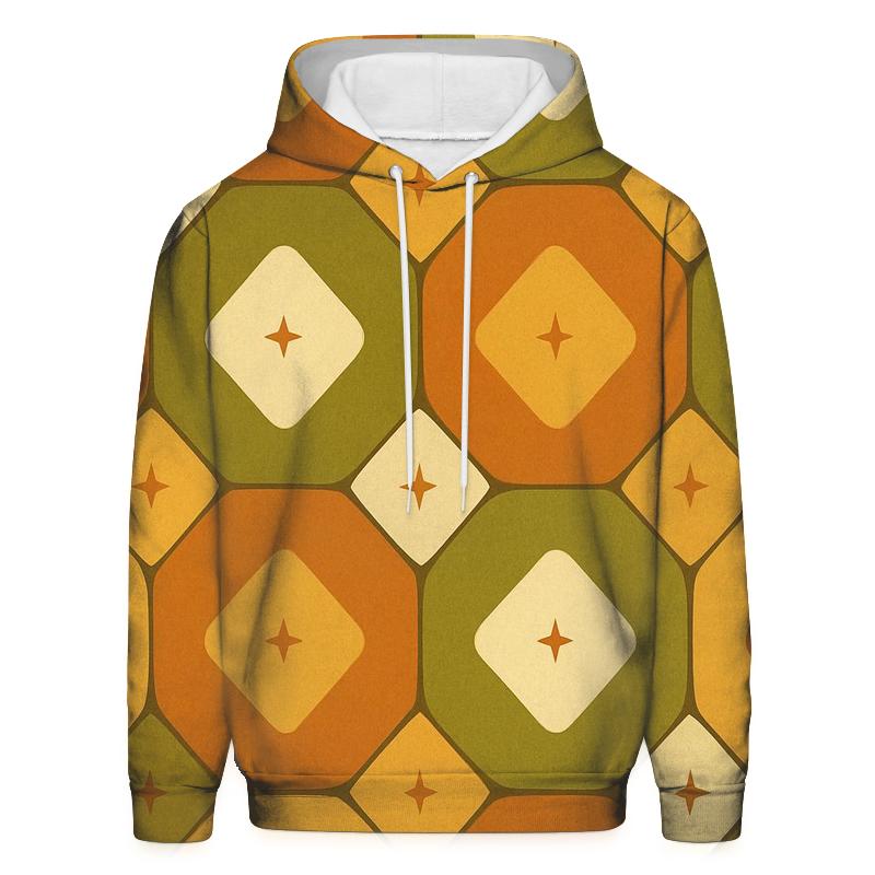 Groovy Linoleum Kitchen Tile Pattern hoodie styles
