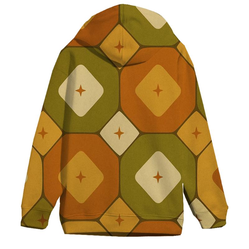 Groovy Linoleum Kitchen Tile Pattern hoodie styles