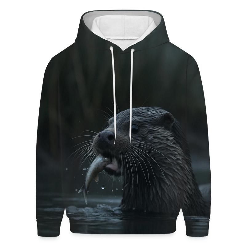 Mistbank Forager Eurasian Otter zip-up hoodies