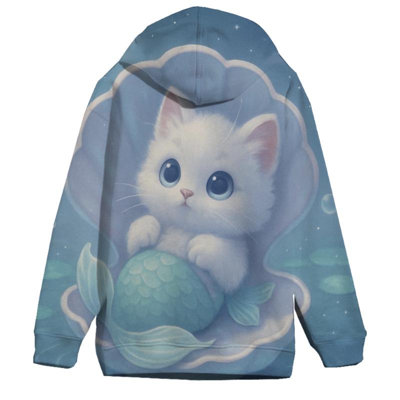 Moonlit Purrmaid Lagoon hoodie designs