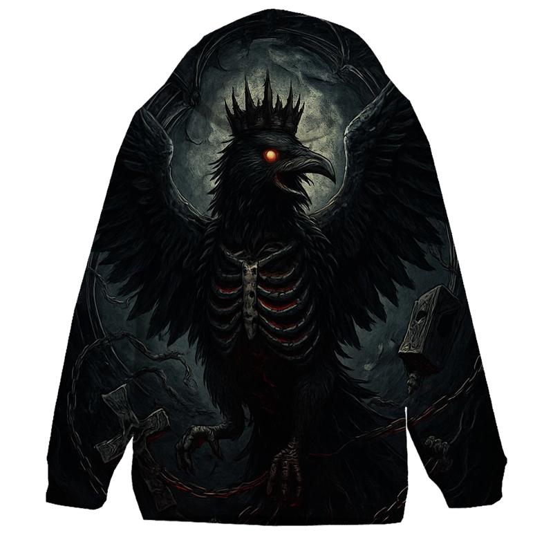The Obsidian Choir Of Crows heavyweight hoodies