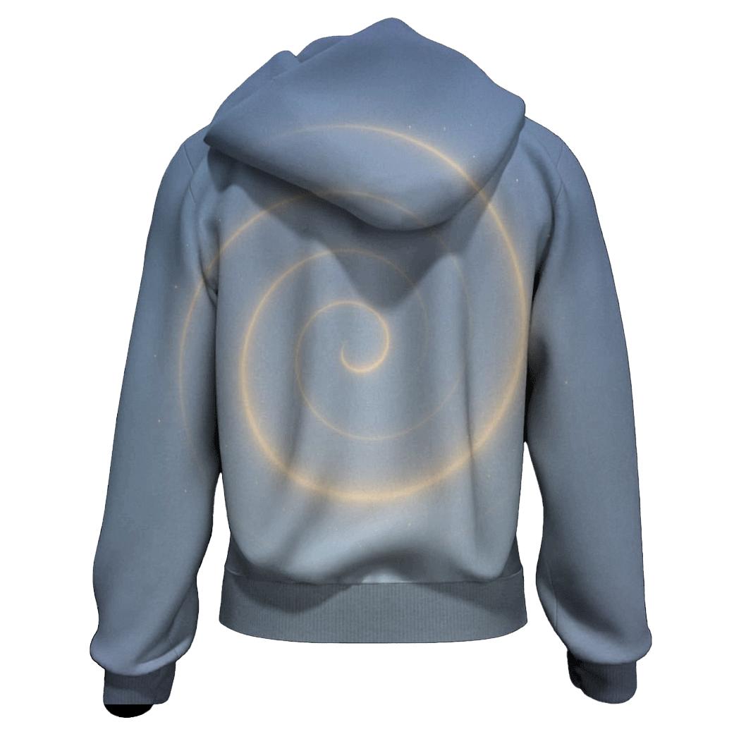 Luminous Breath Spiral pullover hoodies