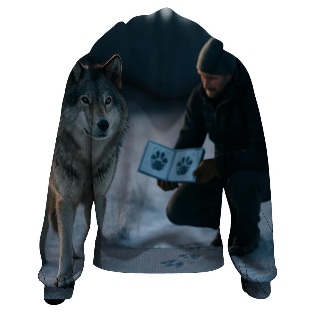 Wolf Tracking Workshop On Fresh Snow hoodie styles