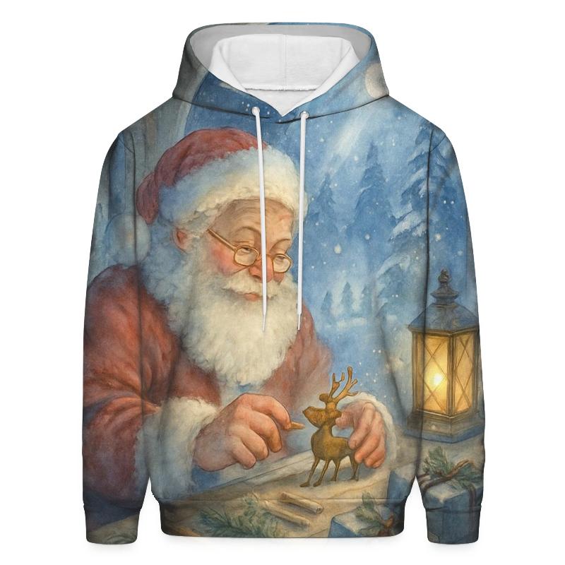 Workshop Moonlight Toymaker Santa hoodie designs