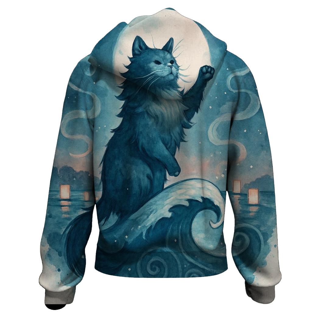 Lantern Tide Guardian Cat premium hoodies
