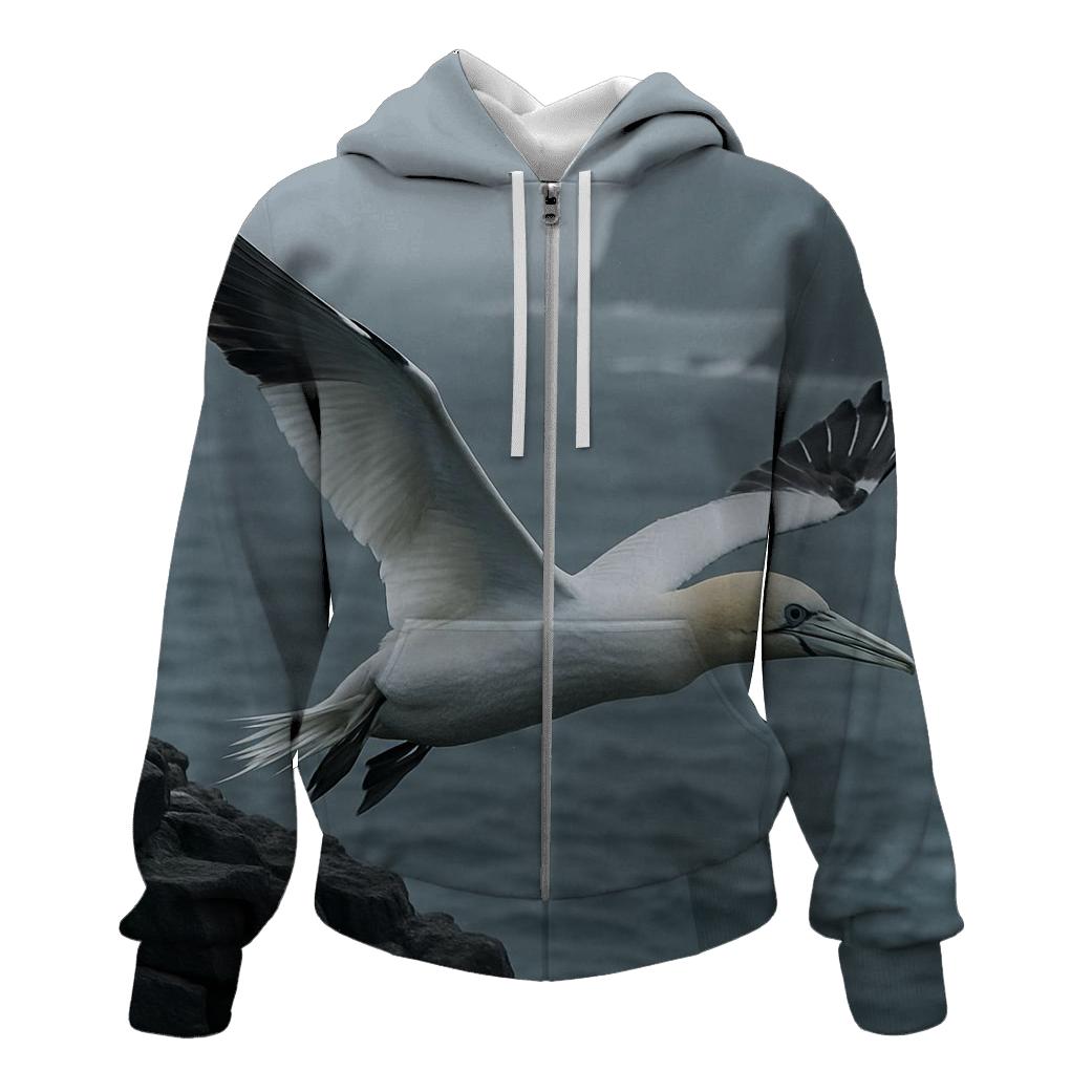 Basalt Windlift Northern Gannet premium hoodies