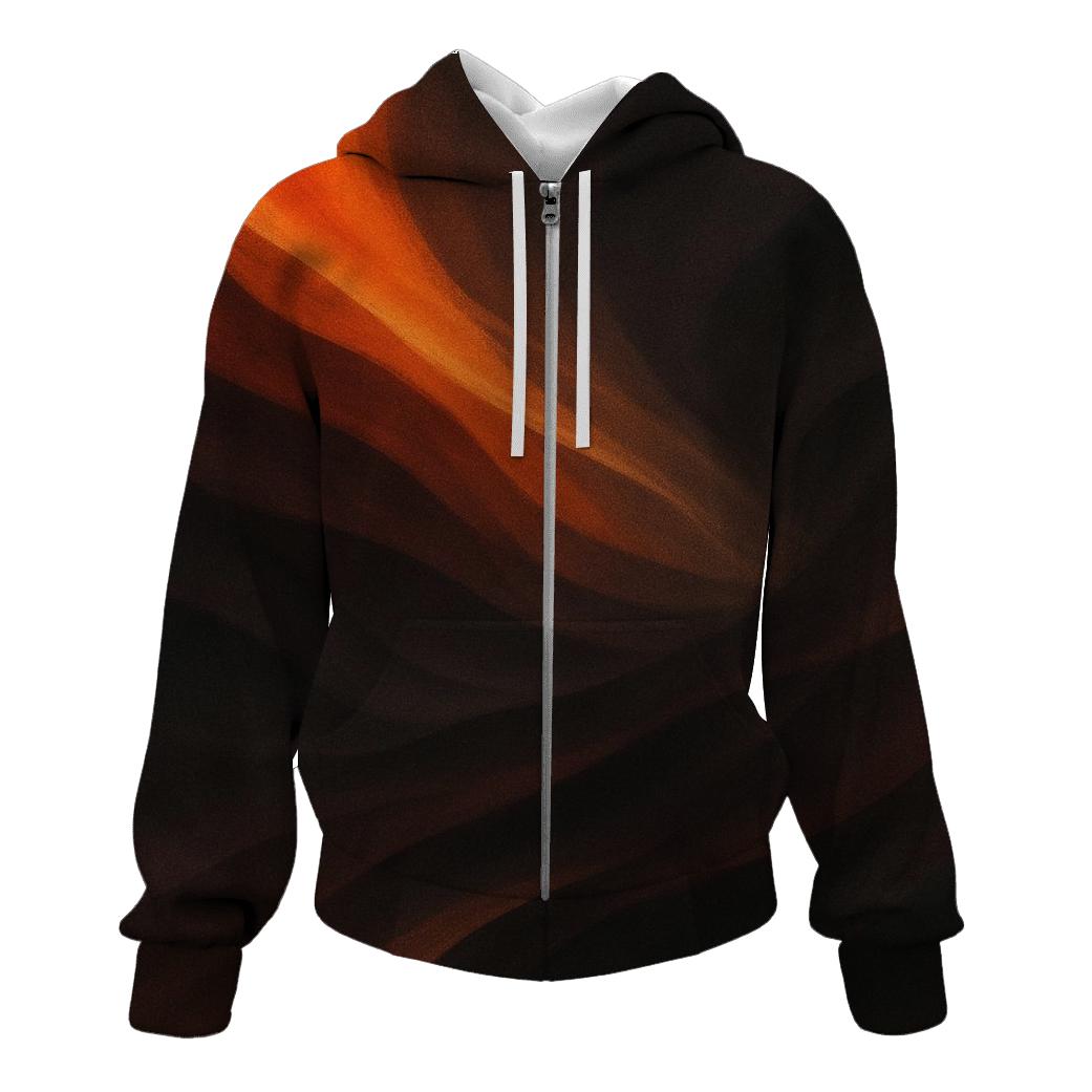 Molten Canyon Veil zip-up hoodies