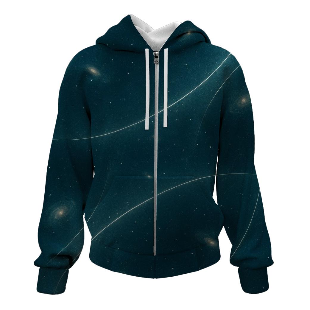 Gravitational Lens Arc Orchard embroidered hoodies