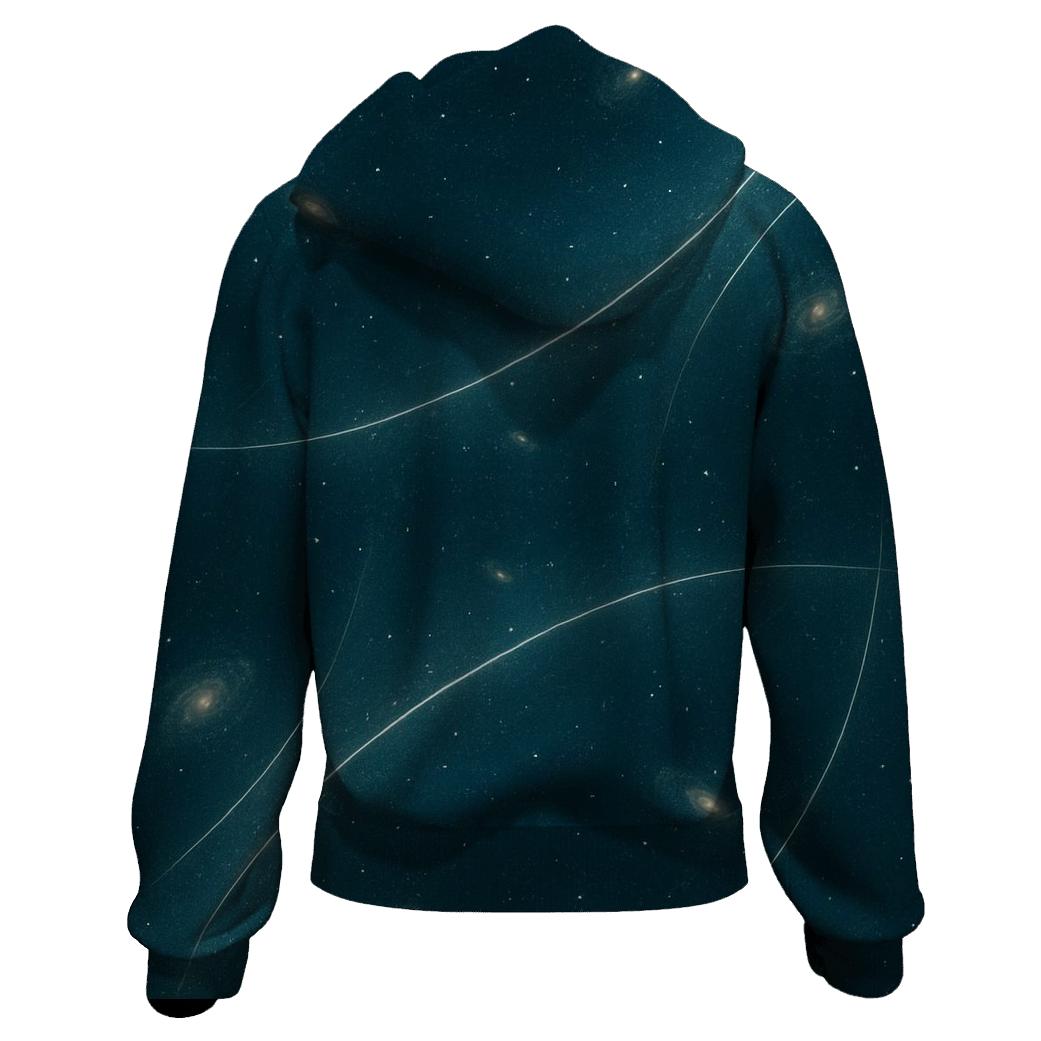 Gravitational Lens Arc Orchard embroidered hoodies