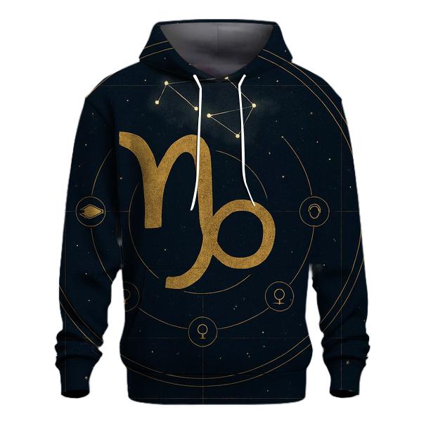Saturn Return Capricorn Star Chart Emblem premium hoodies