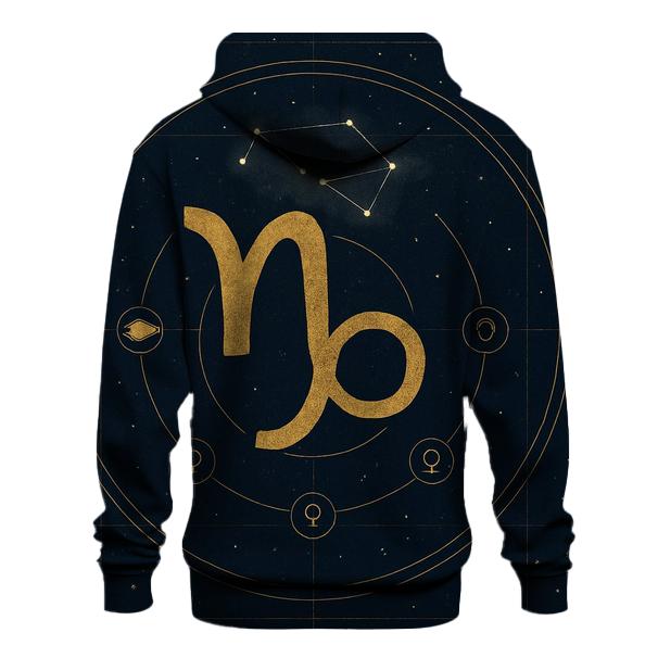 Saturn Return Capricorn Star Chart Emblem premium hoodies