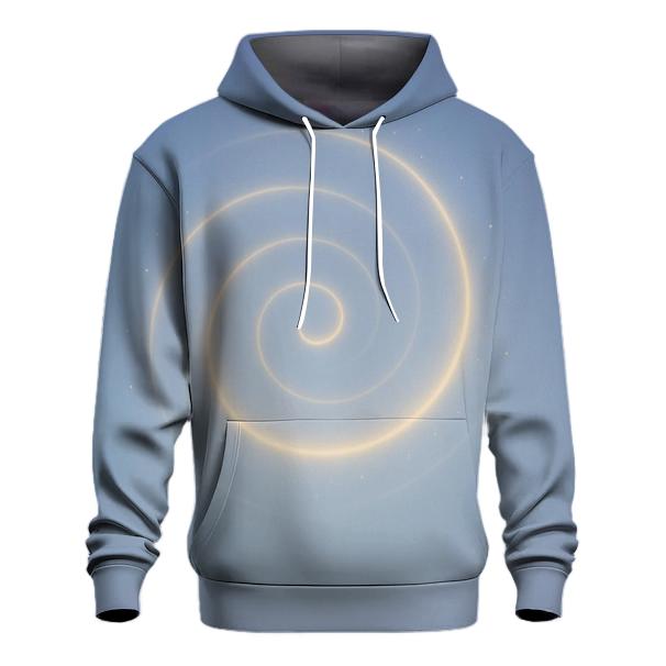 Luminous Breath Spiral zip-up hoodies